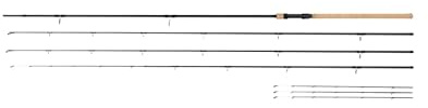 Korum 3K 12ft Trilogy Triple | Coarse Fishing Rod for Specimen Fish | Powerful Butt Section | 3x Top Sections 1.5lb, 1.75lb and 2.2lb | 3x Tips 2oz, 4oz and 6oz | Cork Handle | Code K0330074