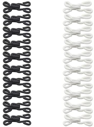 Ganci e chiusure a occhiello ricoperti in tessuto per chiusure a gancio per cappotti in pelliccia per cappotti e giacche 20 pezzi, ganci con occhielli ricoperti tessuto