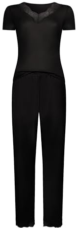 HUNKEMÖLLER Pyjamaset Nana - Black - S