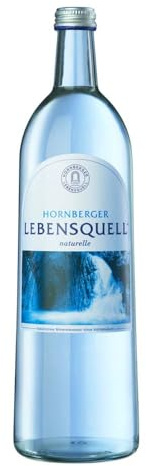 Hornberger Lebensquell Mineralwasser, naturelle, 1,0l