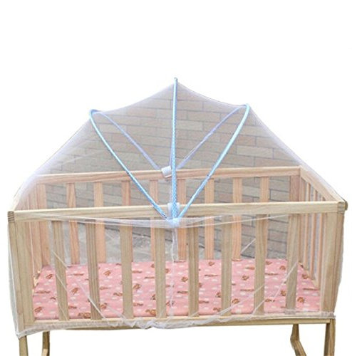 Bodhi2000 Ciel de lit pour bébé - Moustiquaire - 100 cm x 60 cm - Couleur aléatoire