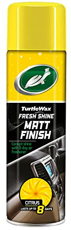 Turtle Wax 52815 Fresh Shine Interior Car Cleaner Dashboard Plastic Restorer Citrus Matt 500ml