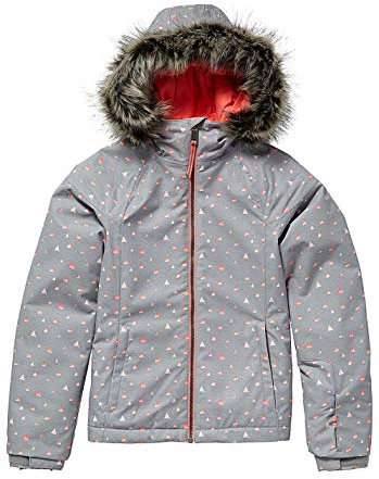 O'NEILL Curve Veste de Snowboard pour Fille 5XL Grey AOP w/Pink-Purple