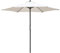Outsunny 2.8m Garden Parasol Umbrella, Round Outdoor Market Table Umbrella Sun Shade Canopy, Off-White