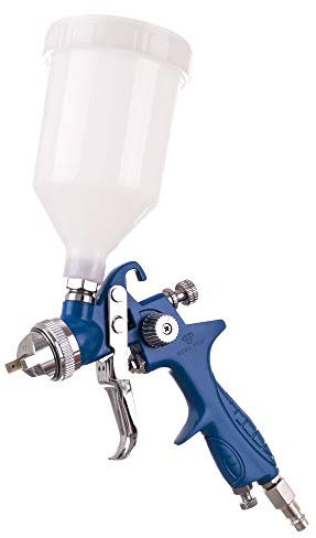 Pistolet à Peinture Pistolet de pulvérisation 600ml HVLP Blue 2.5 mm Buse