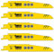 5 x SabreCut SCRS610DF_5 150mm 6 TPI S610DF Fast Wood and Metal Cutting Reciprocating Sabre Saw Blades
