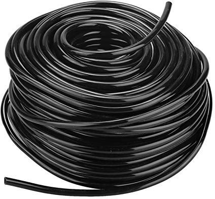 Garden Hose, Durable PVC, Crack Resistant high Pressure, for Agriculture Industrial, Irrigation Hose Black 4mm Inner Diameter 1mm Wall 10m 20m 50m Garden Industrial Irrigation