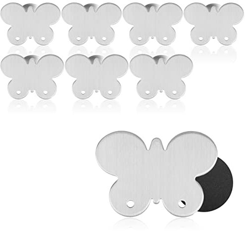 com-four® 8X Tischdeckenbeschwerer - Tischtuchgewichte aus Edelstahl - magnetische Tischtuchklammer - ca. 50g