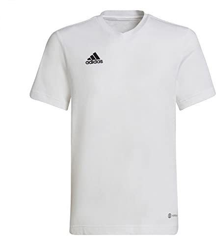 adidas Unisex Kids Entrada 22 Tee, White, 5-6 Years