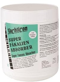 YACHTICON Fäkalien Superabsorber 750 g Bindemittel Granulat WC Toilette