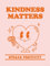 Artivo Retro Wandkunstdruck Herz Poster, Wohnzimmer Dekoration, Kindness Matters Zitat