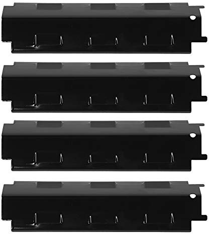 Tomotato Grill-Hitzeschild, Universelle Edelstahl Heizplatte mit Flammschutz für Gasgrill, Wärmediffusor Brennerabdeckung Kompatibel mit 463230710 463320109 für BBQ Grill Ersatzteile