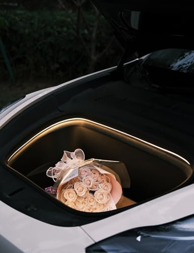 TPARTS Frunk LED Strip for Tesla Model Y Ambient Lights Car Lights Model Y Lighting Accessories