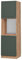 Vicco Herdumbauschrank Fame-Line, Grün-Gold Landhaus/Goldkraft Eiche, 60 cm offen
