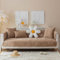 1 2 3 4-Sitzer-Sofabezug PlüSch Rutschfester Sofa ÜBerwüRfe L/U-Eck-Universal Sofa üBerzug MöBelschutz Stoff Leder Couch üBerzug Baby-Krabbelmatte Katzen Hunde Decke Sofa Abdeckung(110X110cm,Brown)