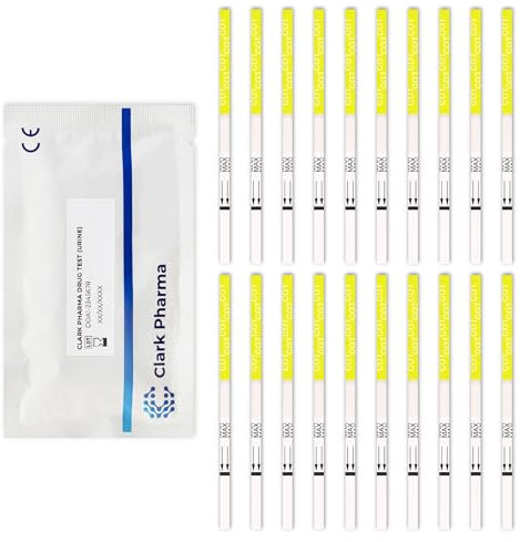 20 x Kit de Pruebas para Vapeo | Prueba para Fumadores | Prueba de Nicotina | Prueba de Orina para Detectar Inhalación de Nicotina (Cotinina) | Kit de Pruebas para Vaping