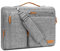 MOSISO 13 Pollici Borsa Tracolla Laptop, 13 Pollici Custodia Computer Compatibile con MacBook Air M4 M3 M2 M1 2025-2018/Pro M2 M1,Lato Open Borse Messenger&4 Cerniera Tasche&Handle, Grigio