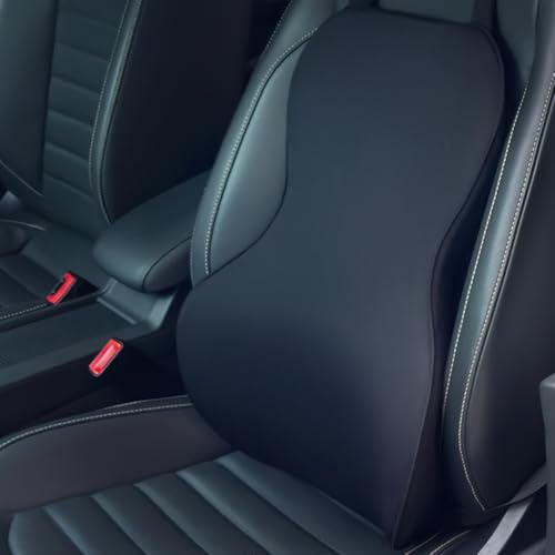 FOUNDCOOL Coussin Lombaire Voiture, Soutien Dos Ergonomique Conducteur | Mousse À Mémoire De Forme, Confort Conduite, Réduction Fatigue, Maintien Postural, Soulagement Douleur, Accessoire Auto