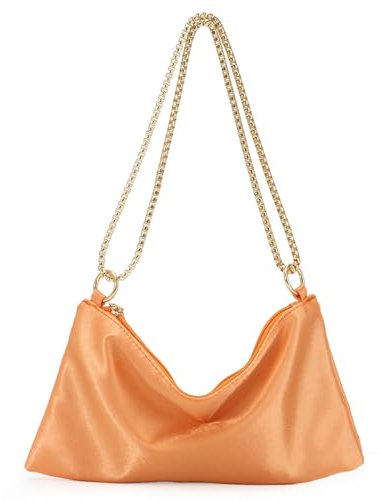 Jywmsc Borsa da Donna in Raso da Sera Frizione Scintillante Borsetta a Tracolla per Party Prom Club Wedding