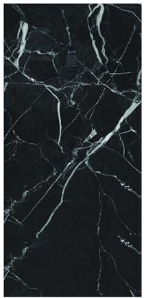 ONDEE - Piatto doccia NOLA3-80x180x3cm - Antiscivolo - Resina - Marmo nero