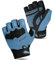 KUTOOK Fahrradhandschuhe MTB Mountainbike Fahrrad Handschuhe Herren Damen Sommer mit 5mm Palm Pad TPR SCR Protect Touch-Screen Atmungsaktiv Elastisch rutschfest Stoßdämpfend Blau M