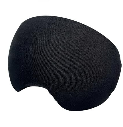AMMKRO Ski Snowboard Goggle Cover Protector - Lens Scratch Dust Protection for Travel Storage Accessories (Black)