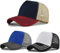 HAPEE Baseball-Kappen für Herren, 2/3er-Pack, Trucker, Klassische Snapback-Kappe (DE/NL/SE/PL, Alphanumerisch, Einheitsgröße, B-3P03-Wi-Navy x Gr-Blue x Bl-White)