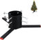 Weihnachtsbaumständer für echte Bäume, Metall Live-Weihnachtsbaumständer, Universal einstellbar Ersatz Weihnachtsbaum Basis Halter für frische Baum 4-8ft, Fit Stammdurchmesser bis zu 17 cm, Schwarz