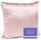 Zenssia Taie d'oreiller en Soie 65x65 en 100% mûrier pour Cheveux et Peau avec Fermeture éclair Invisible, Ultra-Douce et Respirante, 1 pièce, Rose pêche