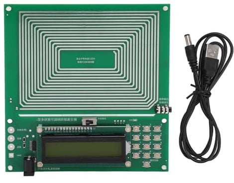 Generador de Ondas, Generador de Pulsos de Frecuencia Ultrabaja de 7,83 Hz con Cable Recargable USB, Rango de Frecuencia Ajustable de 0,01 a 100000 Hz, para Relajación