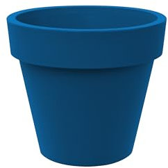 Tecnokit Tera Vaso grande in resina STANDARD ONE, vaso per esterno ed interno, tecnica rotazionale, vasi per piante e alberi, resistente ai raggi uv, resistente al gelo, (DEEP SEA, 80 CM)