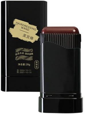 Graue Haare Abdecken, Ansatzfarbe Haarfärbestift 20g, Instant-haarfarbstift Mit Integriertem Kamm, Hair Concealer For Women Men, Haarentfärber Für Dunkles Haar (Dunkelbraun)