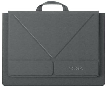 Lenovo Yoga Tote Sleeve | Flexibel Laptophülle 16 Zoll | Schlank und Leicht | Farbe Luna Grau