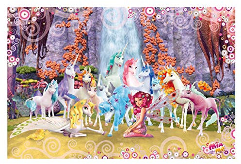 Bilderwelten Kinderzimmer Fototapete Einhorn inkl. Kleister 384x255cm - Vliestapete Made in Germany - Kindertapete Mädchenzimmer - Tapete für Kinder - Wandtapete Kinderzimmer Mädchen T_1950