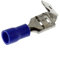 Lumonic 25x Flachsteckhülse + Abzweig 1,5-2,5mm² in blau I Flachsteckhülsen für Flachstecker 0,8mm x 6,4mm I Kabelschuhe Flachstecker teilisoliert