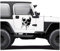 Finest Folia Totenkopf Aufkleber Sticker Auto Boot Motorrad Caravan Dekor KX032 (Schwarz Glanz, 70cm x 45cm)