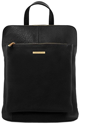 Tuscany Leather TL Bag - Lederrucksack für Damen aus weichem Leder - TL141682 (SCHWARZ)