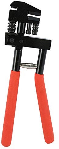 FreeTec Metal Punch Flange Tool, Metal Joggler Flanging Tool Panel Flanging Tool, 2 in 1 Sheet Metal Hole Punch and Edge Joggler for Sheet Metal Repair Welding Flanging, 5mm