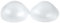 IVITA Bra Insert Pads Push Up Breast Inserts Silicone Bra Push Up Breast Pads Enhancer Bust Padding For Swimsuit Bikini (White, M-182g/Pair-Cup B)