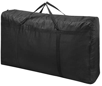 Lifeforce 120L Duvet Storage Bag, King Size Moving Bag, Large Capacity Thick Strong Bag with Double Zips, Oxford Fabric Waterproof Bag Perfect for Bedding, Duvets, Pillows, Clothes or Moving home