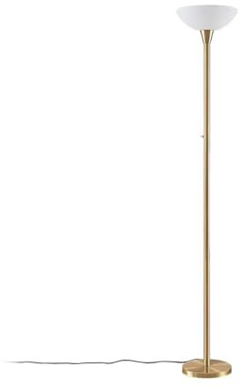 Lampada da terra 'Ignacia' colore Oro, in Metallo ad es. Soggiorno & Sala da pranzo (1 luce, E27) di Lindby | lampada da pavimento, lampada da terra