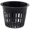 10 Stück Pflanzkorb, Kunststoff Hydroponik Anbau Netto-Becher Strickkorb Topf Klon Gartenarbeit Hydrokultur Pflanze wachsen(Schwarz)