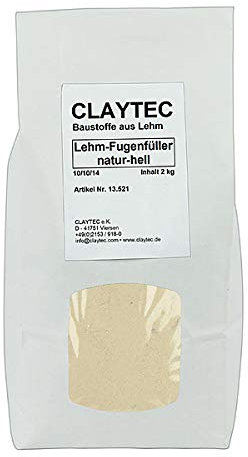CLAYTEC Lehm- Fugenfüller Natur-hell