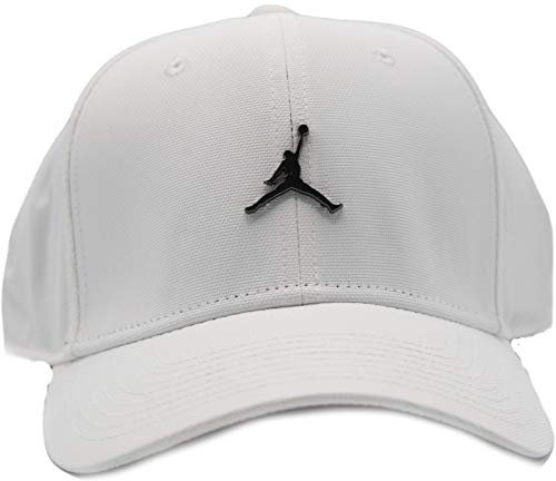 Nike Jordan CLC99 Cap Metal JM Hat, White, MISC