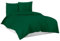 Mixibaby Bettwäsche Bettgarnitur Bettbezug 100% Baumwolle 135x200 155x220 200x200 200x220, Farbe:Dunkelgrün, Größe:200 x 220 cm