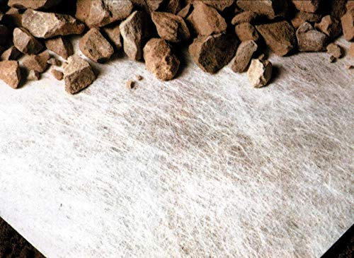 Premium Trenn- und Filtervlies, Geotextil, 110 g/m², ideal als Trennlage zwischen unterschiedlichen Materialien, (0,9 m x 10 m), weiß (3)