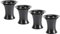 Plyisty Subwoofer de 3,54 Pulgadas Tubo inversor de woofer, 4 Tubos de Puerto de Altavoz, Puerto de Altavoz de plástico ABS, Tubo de Sonido, para Altavoz de 4-8 Pulgadas.