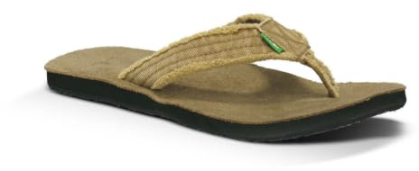 Sanuk Homme Pas de Fraid Tongs, Naturel, 51 EU