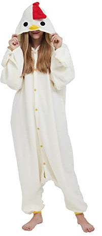 SimZoo Animal Une PièCe Pyjama Adulte Animal Cosplay Costume VêTements De Nuit pour Hommes Femmes Une PièCe Unisexe VêTements De Maison