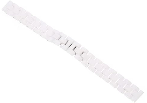 Gatuida Watch Strap Keramik Armband Weiß Ersatzarmband Für Sportuhren Mit Sicherem Doppelknopfverschluss Leicht Und Komfortabel Zu Tragen Für Damen Und